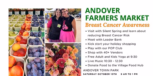 Andover Farmers Market Week 17: Breast Cancer Awareness