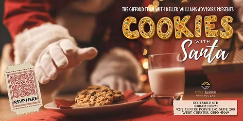 Cookies with Santa 2025 - The Gifford Team with Keller Williams Advisors
