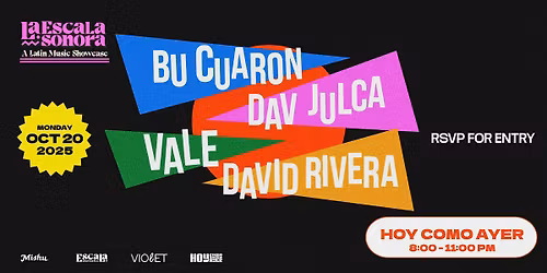 La Escala Sonora - Latin Music Showcase (Billboard Latin Music Week)
