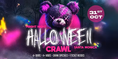 Fright Night Halloween Bar Crawl Santa Monica