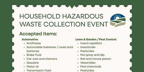 Tennessee Household Hazardous Waste Collection Event