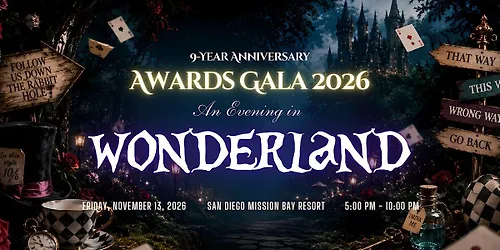 9-Year Anniversary Awards Gala 2026: An Evening in Wonderland