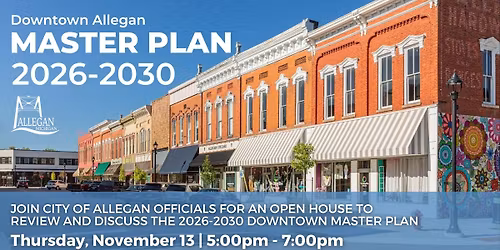 Public Open House: Downtown Allegan Master Plan