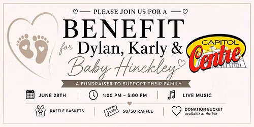 Benefit for Dylan, Karly & Baby Hinckley