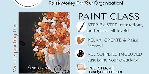 OFFSITE Paint Fundraiser for Miss Clear Brook Honorary Fire Chief Scholarship with Easely Created