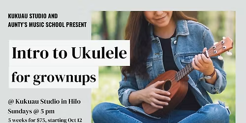 Adult Ukulele group lessons