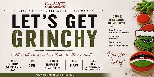 Let's Get Grinchy - Cookie Decorating Class 