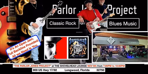 Open Mic Night with The Parlor Jones Project