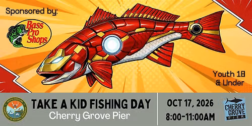 Take a Kid Fishing Day - Cherry Grove Pier
