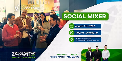 Vaughan Investors Club | Social Mixer