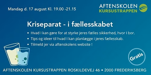 Kriseparat - i f\u00e6llesskabet