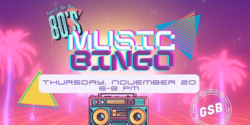 Mixed Tape Madness: 80's Music Bingo