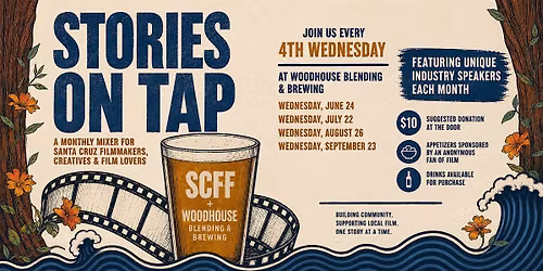 Stories on Tap\u2028: Local film. Cold drinks. Real conversations.