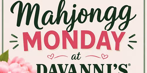 Mahjongg Monday @ Davanni's in Coon Rapids