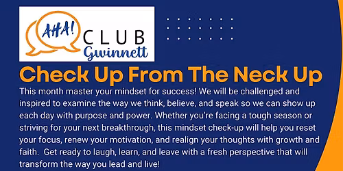 AHA Club Gwinnett November Meeting