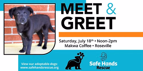 Safe Hands Rescue Meet & Greet at Makwa Coffee