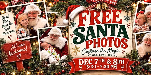 FREE PHOTOS w\/ SANTA NATE