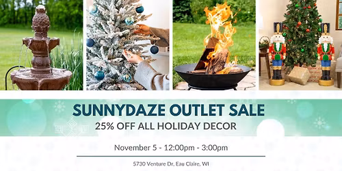 Sunnydaze Outlet Sale - 25% OFF ALL HOLIDAY