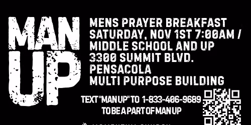 Man Up! Men's Prayer Breakfast!