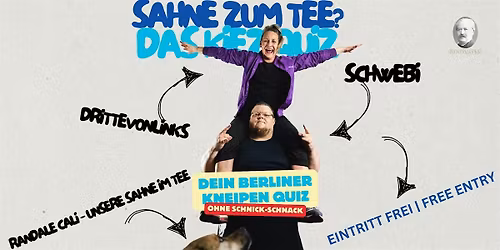 Sahne zum Tee - Das Kneipenquiz mit Julia und Schwebi | Pubquiz