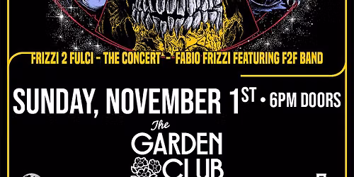 FABIO FRIZZI PERFORMING THE FRIZZI2FULCI CONCERT WITH THE F2F BAND