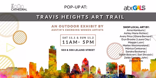 atxGALS Exhibit at Travis Heights Art Trail