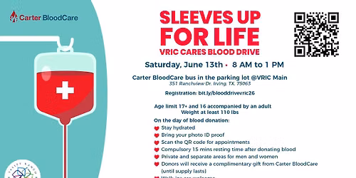 VRIC Blood Drive