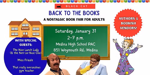 Back to the Books: A Nostalgic Book Fair for Adults hosted by Black Cat Books & Oddities