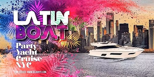 #1 LATIN BOOZE CRUISE- NYC BOAT PARTY Statue of Liberty Views
