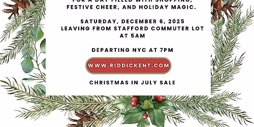 18th Annual Holiday Shopping Trip to New York City