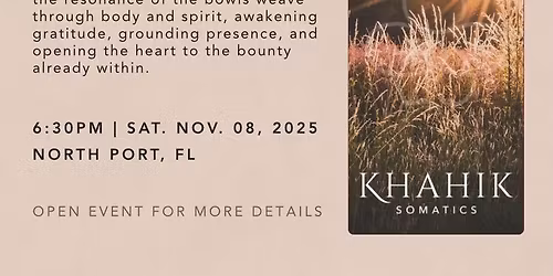 Somatic Sound Healing : The Receiving 