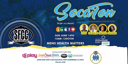 Socaton: A Walk\/Dance to advocate for Men\u2019s Health and wellness