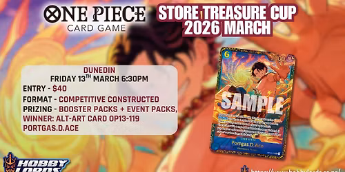 One Piece - Store Treasure Cup 2026 March!
