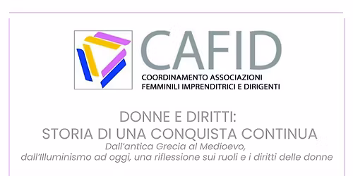 Donne e diritti:  storia di una conquista continua