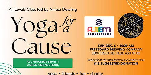 Yoga for a Cause - benefitting Autism Connections