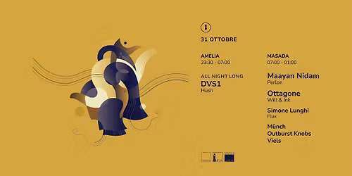 DVS1 (Amelia) + Maayan Nidam, Ottagone (Masada) \/\/ Acquario