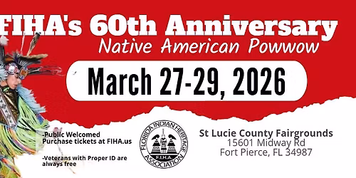 FIHA's Annual Native American Powwow- St Lucie County