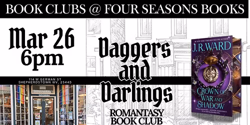 Daggers & Darlings | Crown of War and Shadow by JR Ward