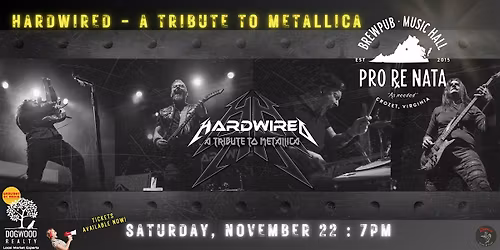 Hardwired: A Tribute To Metallica @ Pro Re Nata