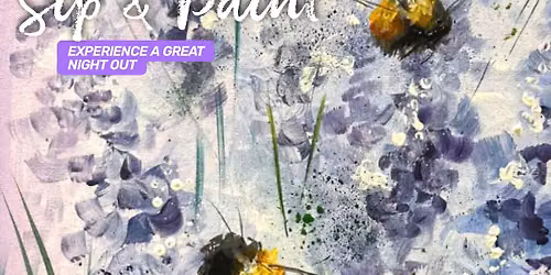 Join Brush Party with Jess to paint 'Busy Bees' in Sheffield