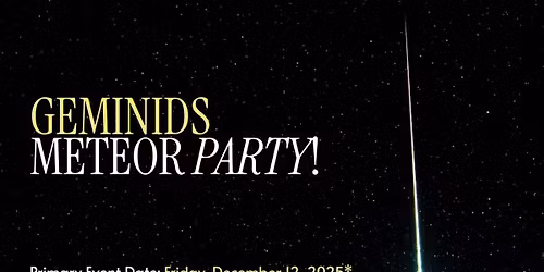 Meteor Party \u2604\ufe0f