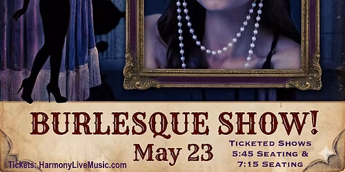 TASTEFUL BURLESQUE DANCE SHOW - in a cozy lounge with courtyard