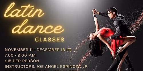 Latin Dance Class: 12\/9