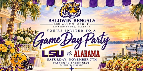 LSU v. Bama Game Watching Party