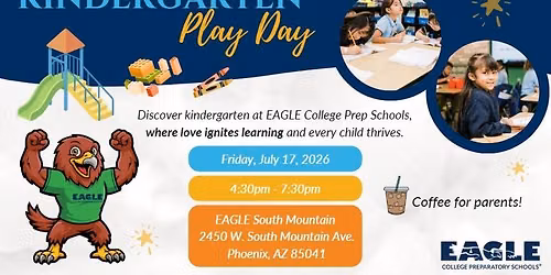 Kindergarten Play Day at EAGLE South Mountain