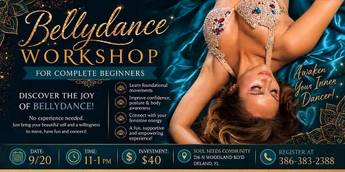 \u2728\ud83d\udc83Bellydance workshop for beginners \ud83d\udc83\u2728