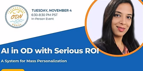 AI in OD with Serious ROI: A system of mass personalization