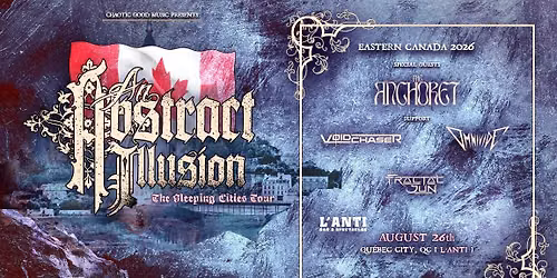 An Abstract Illusion avec The Anchoret, Voidchaser, Omnivide et Fractal Sun @ L'Anti Bar