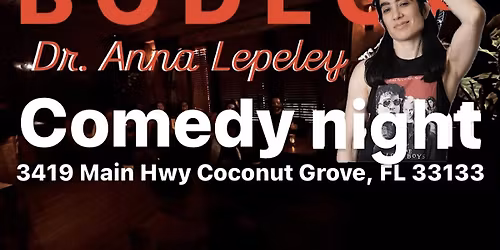 Dr Anna Lepeley live at BODEGA!