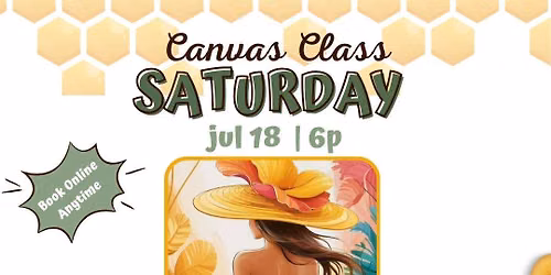 \ud83c\udf08\ud83c\udfa8 Colorful Summer Lady Canvas Painting Class \ud83c\udfa8\ud83c\udf08
